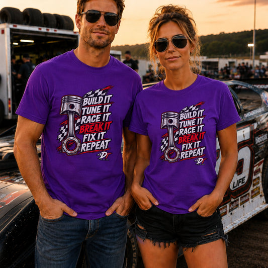 Build It Race It Fix It T-Shirt | DRAFT THIS