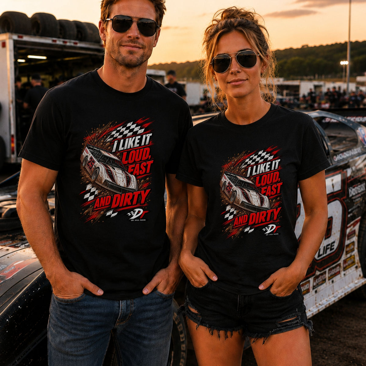 Loud Fast Dirty 2 T-Shirt | DRAFT THIS
