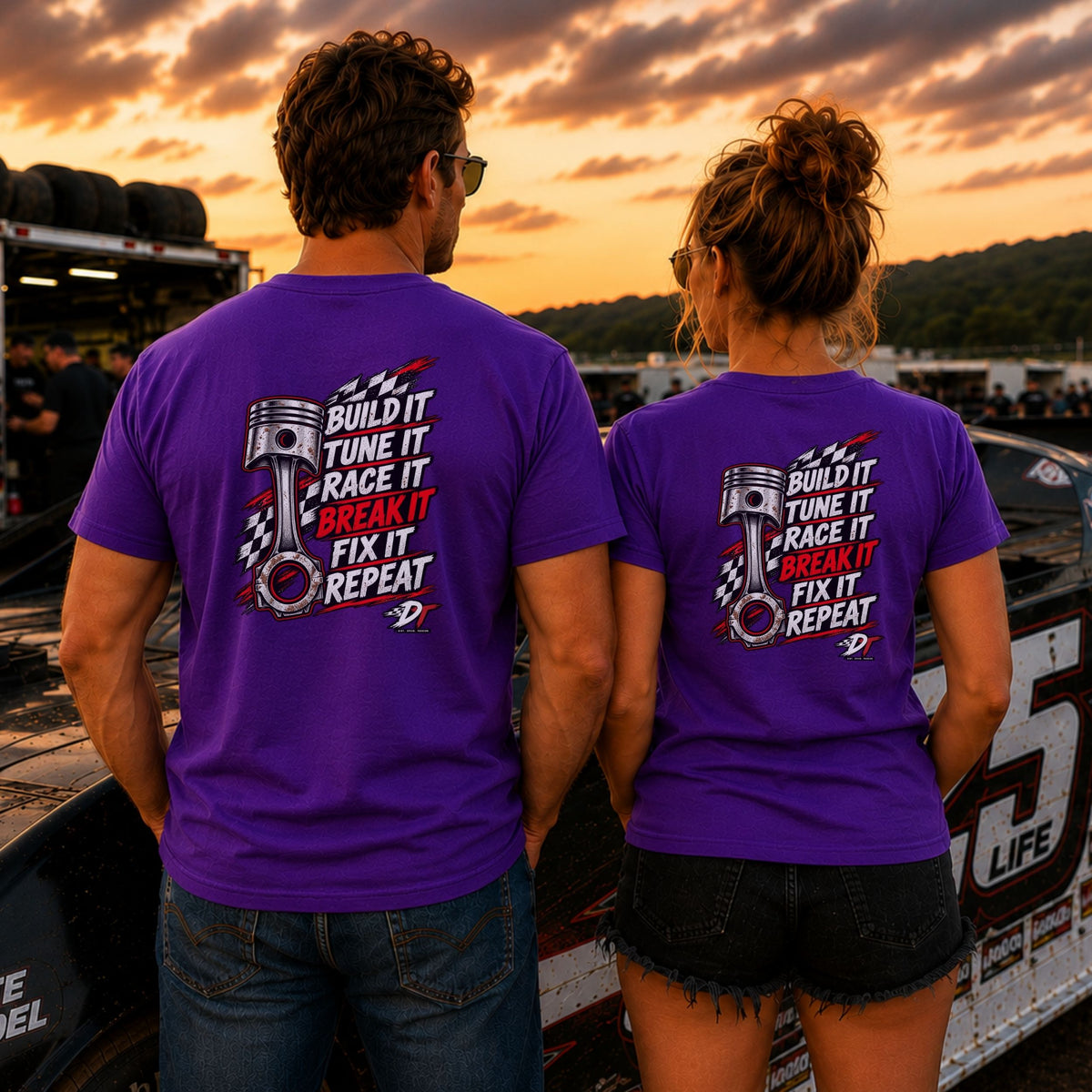 Build It Race It Fix It T-Shirt | DRAFT THIS