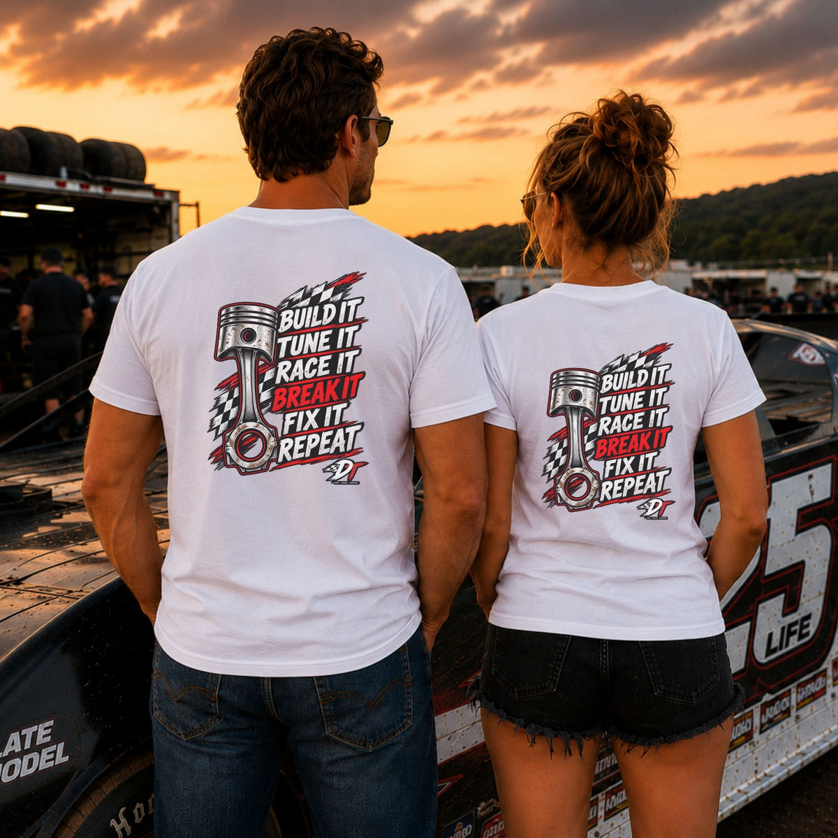 Build It Race It Fix It T-Shirt | DRAFT THIS